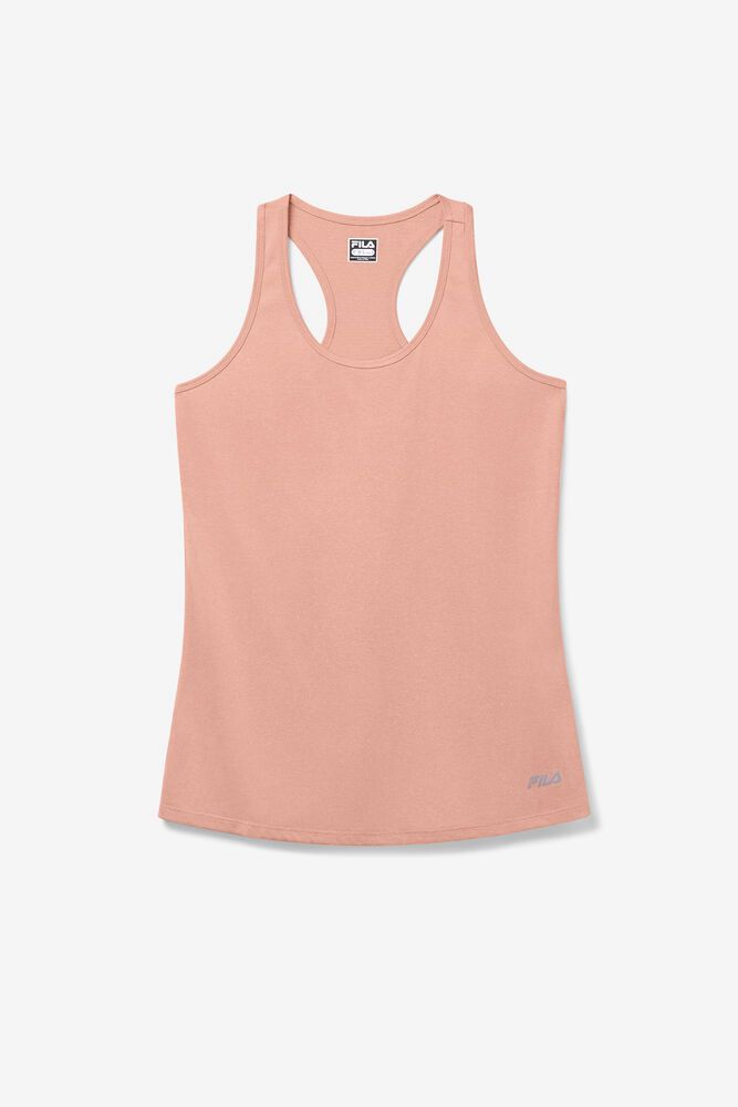 Fila Tank Top Move It Loose Womens Pink - India DNY-238760